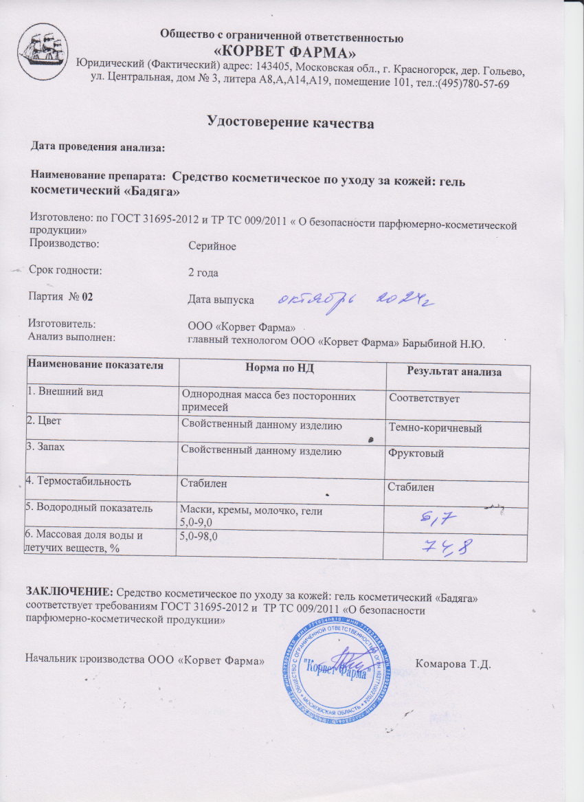 Паспорт №10202402
